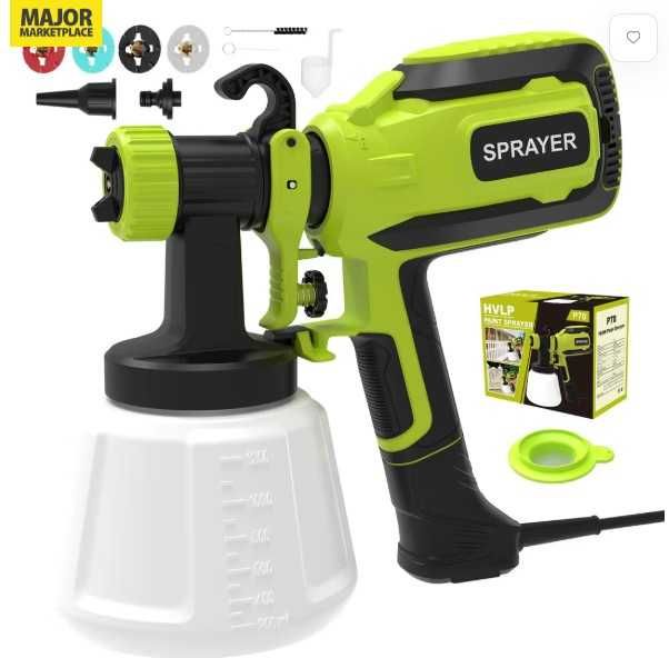Elektryczny pistolet do malowania 700W, 4 dysze, 1200ml