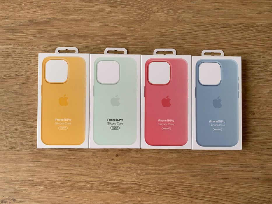Оригінал чохол Apple iPhone 15 Pro / Max силікон Case MagSafe чехол