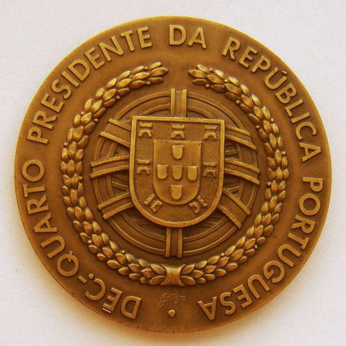 Medalha Bronze Ramalho Eanes Presidente da Republica