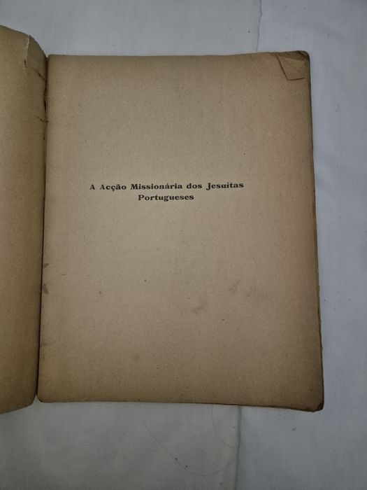 Livro antigo (1931) – A Acção Missionária dos Jesuítas Portugueses