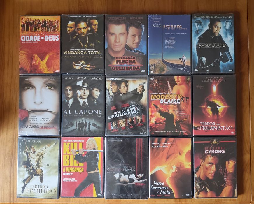 Lote de 15 DVDs / Filmes em DVD (Ação, Drama, Clássicos) – Individual ou Lote