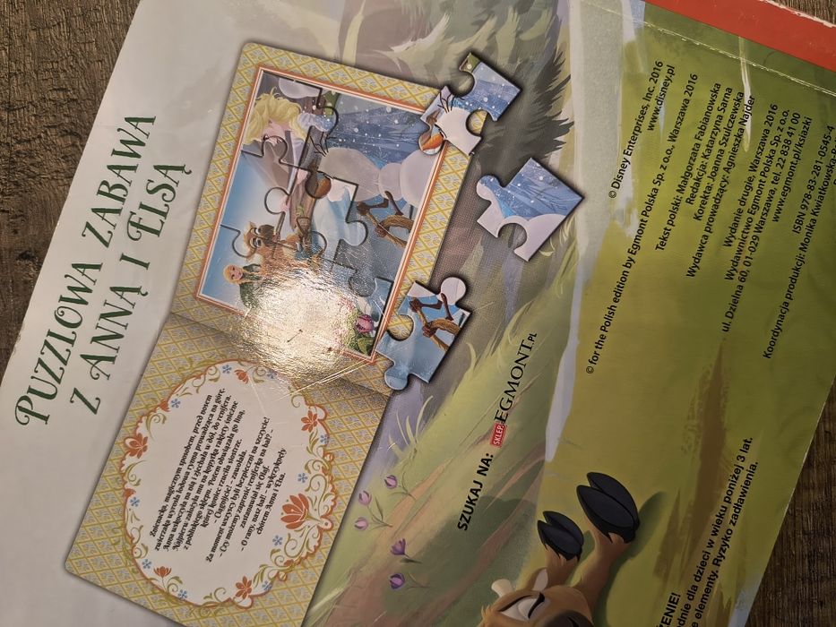 Książeczka z puzzlami