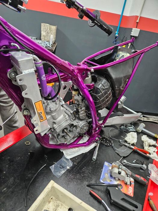 YZ 125 ÚNICA Restaurada troco ktm husqvarna