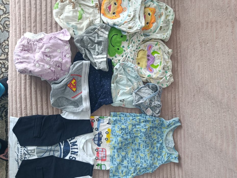 Трусики, маєчки, трусики-підгузки з вкладишами
