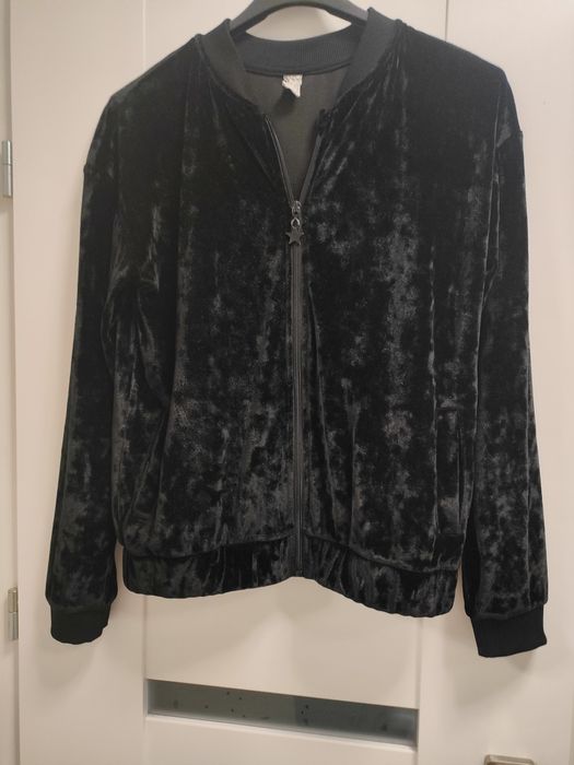Bluza i spodnie - dzwony z tego samego materialu