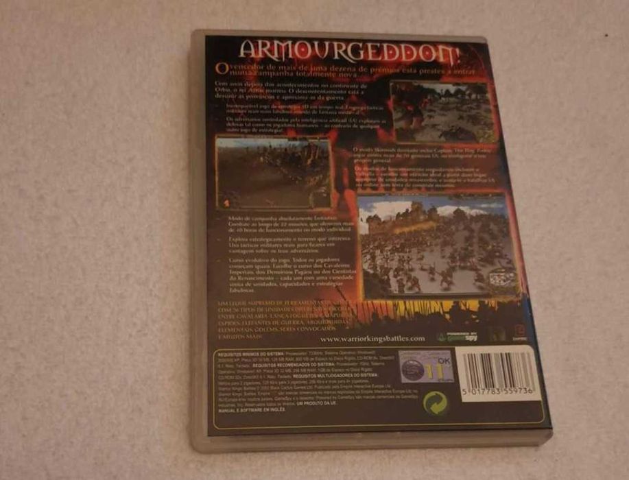 Jogo PC Computador  Warrior Kings Battles