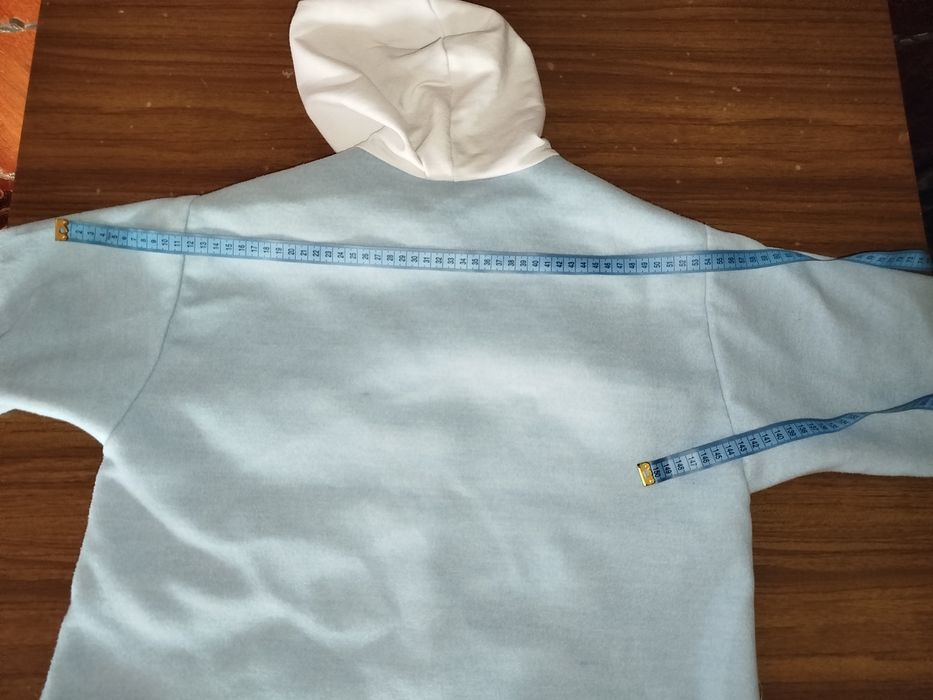 Пальто блакитне s