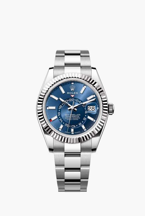 Zegarek Rolex Sky-Dweller 42mm niebieska tarcza