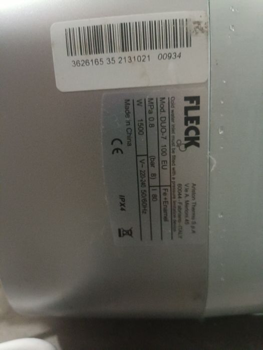 Termoacumulador Fleck Duo 7 - 100 litros