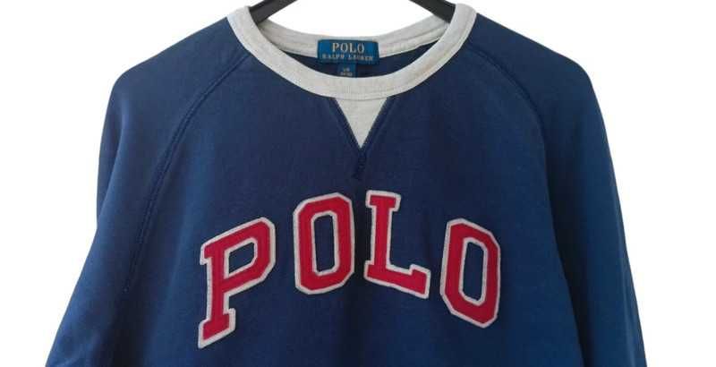 Bluza bez kaptura Polo Ralph Lauren r.L (14-16) vintage 100% bawełna
