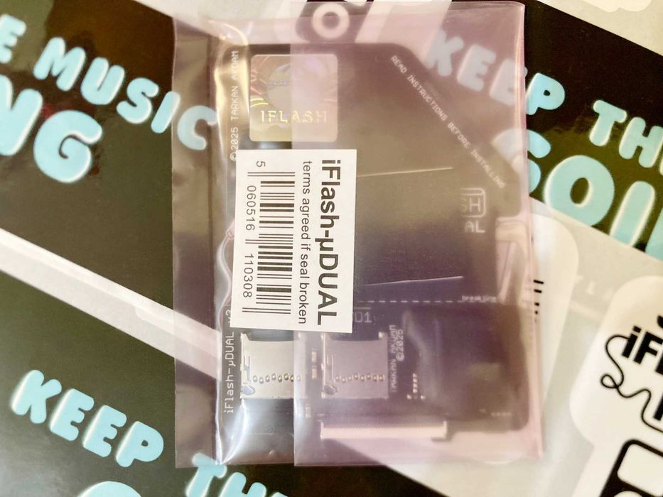 Адаптер MicroSD iFlash uDUAL 2025 для iPod Classic 3/4/5/5.5/6/7/7.5