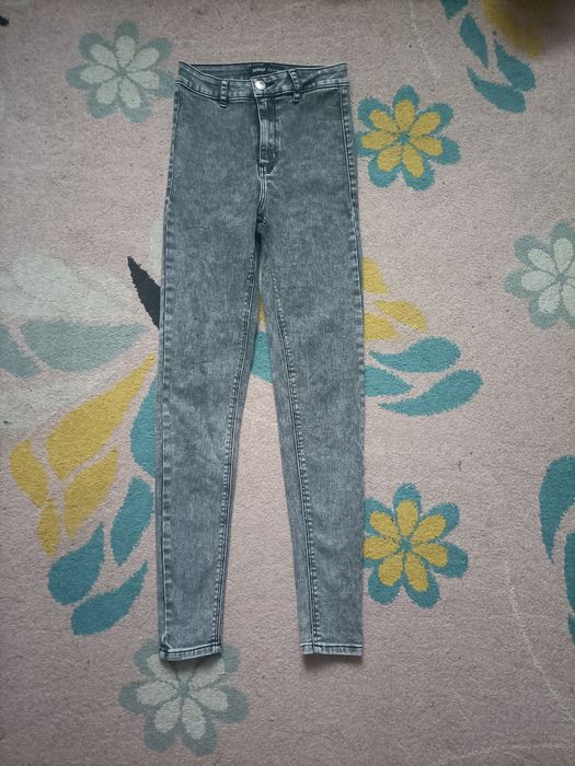 Jeansy marmurki 32