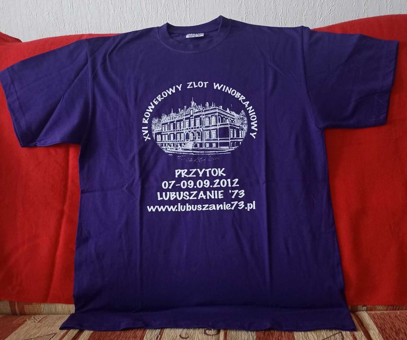 T-shirt pamiątkowy ze zlotu rowerowego - roz. M