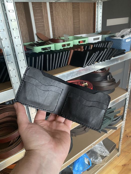 Гаманець шкіряний ручної роботи. Портмоне. Кошелек мужской.