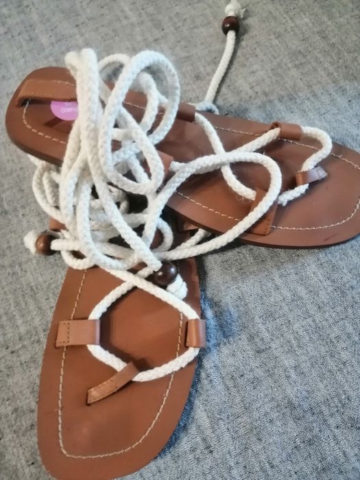 Sandały boho zara