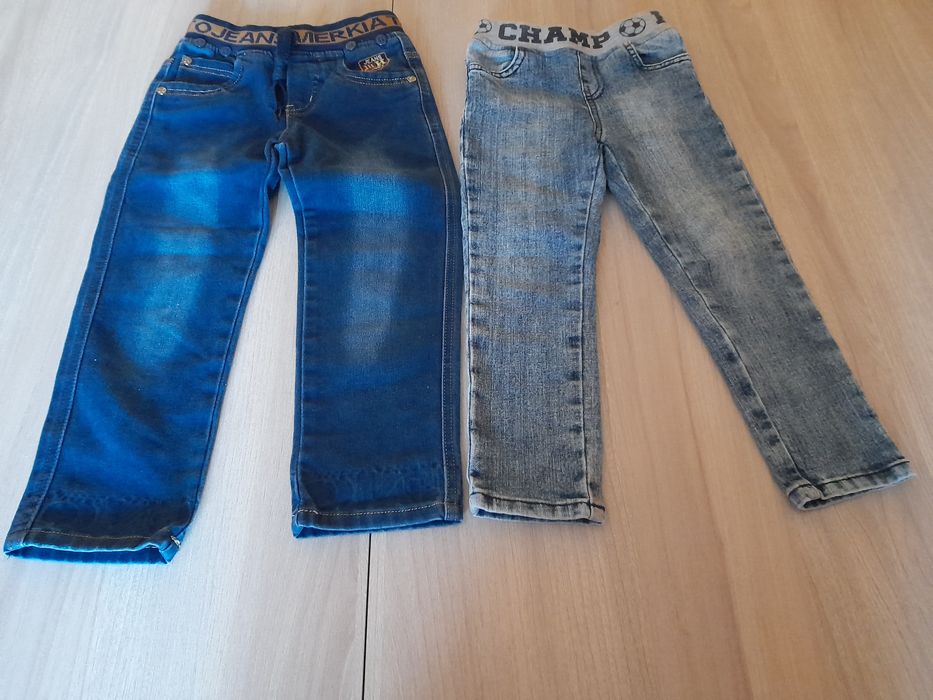 Spodnie jeansowe dla chłopca rozm 98-104 na 2-3 lata