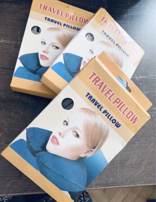 Nadmuchiwana poduszka podróżna