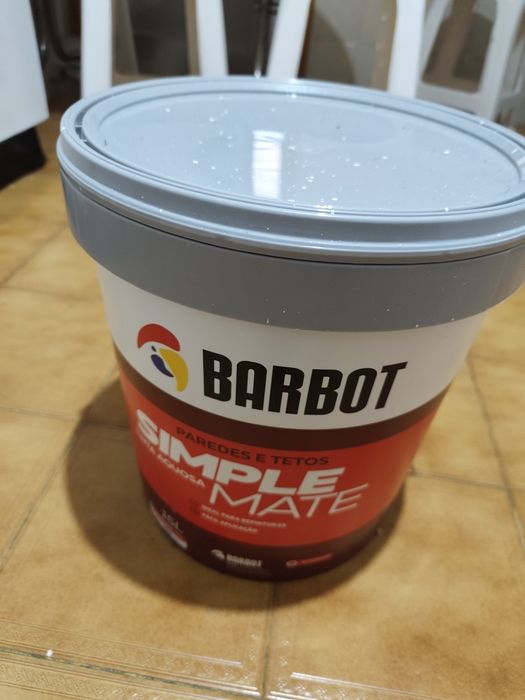 Tinta paredes e tetos Barbot 15L Branco