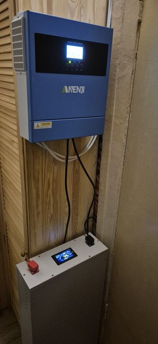 Резервне живлення для квартири 24v 5.5kWh 200Ah ( 48v 11kWh)