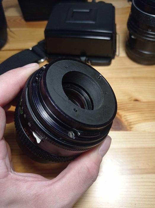 Об'єктив МС Вега-28 Б F2.8 120мм (Київ Киеа 88см 60, Pentaxon Six Ttl)