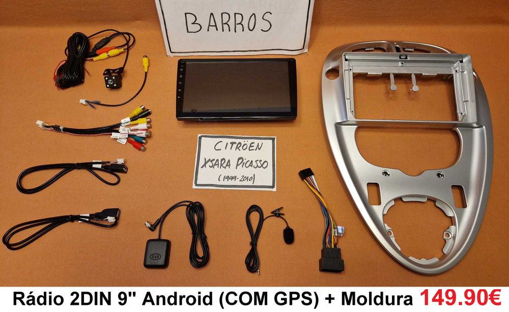 Rádio 2DIN • CITROEN Xsara (Break) / Xsara Picasso / Xantia • Android