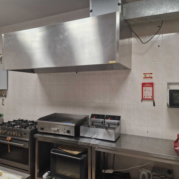 Lava loica inox + hotte+ bancada inox diversas medidas