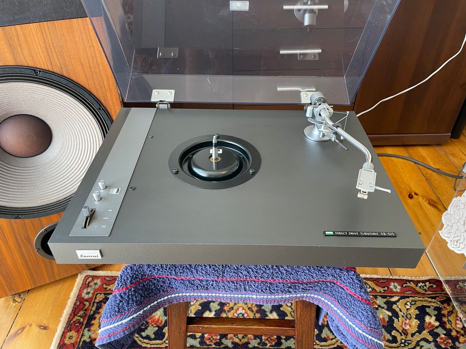 Sansui SR-525 / SHURE Gramofon + Przegląd 70s '' Vintage ''