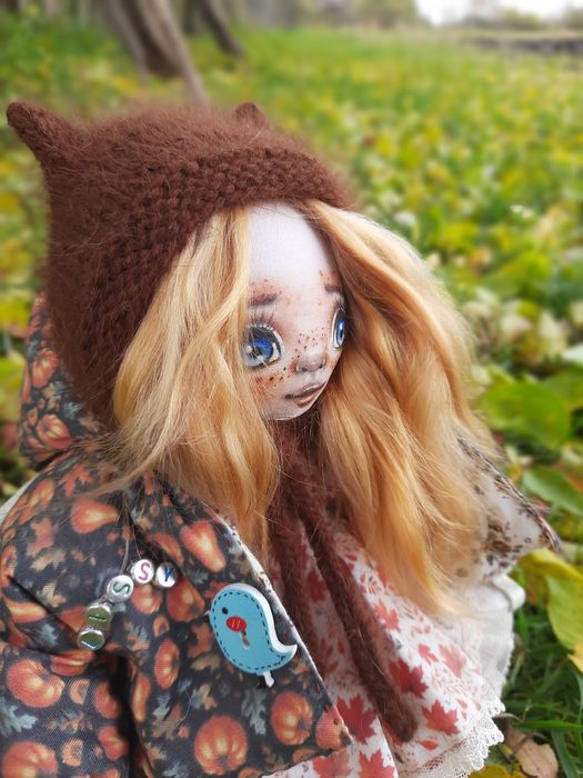 Текстильна лялечка , Лялька. Лялька ручної роботи. Подарунок.