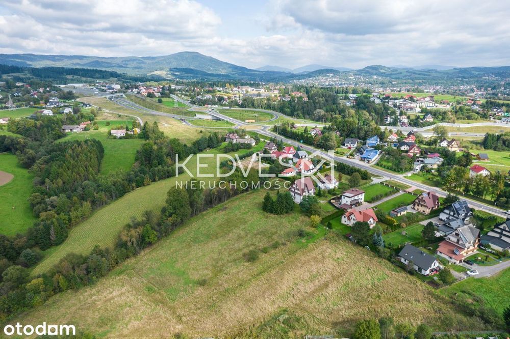 Działka budowlana - Skawa - MPZP - Widok 4