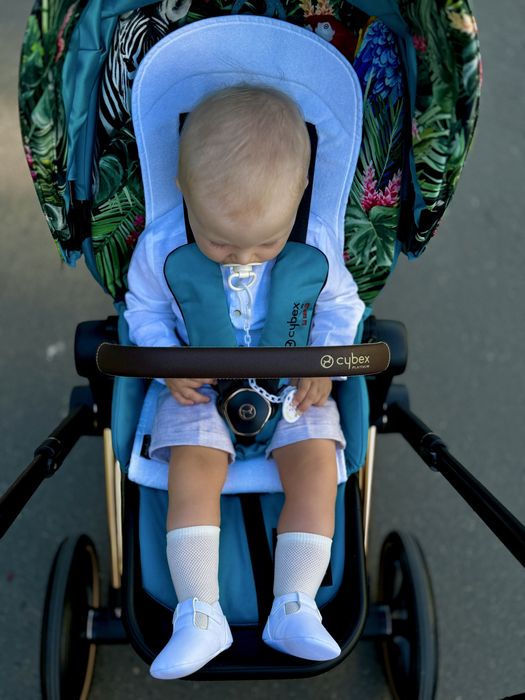 Коляска Cybex 2в1 + аксесуары,  б/у, лимитированная коллекция,