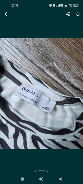 Krótki top Bershka xs