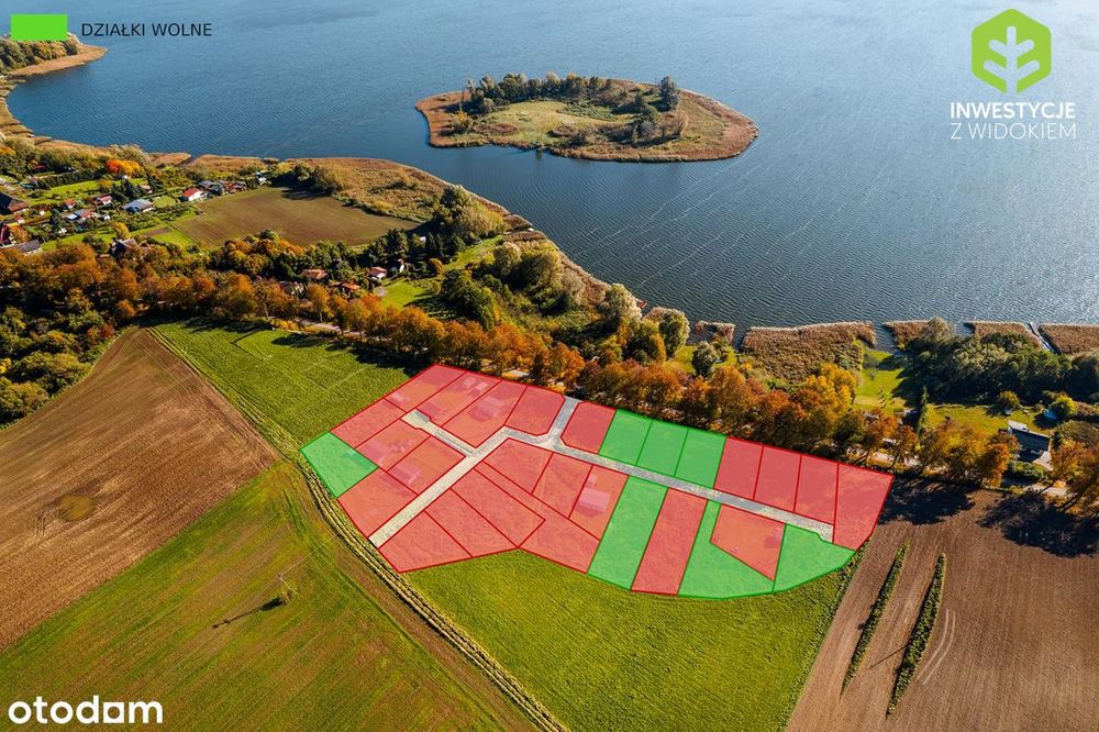 100m od jeziora Dzierzgoń! Ostatnie działki!