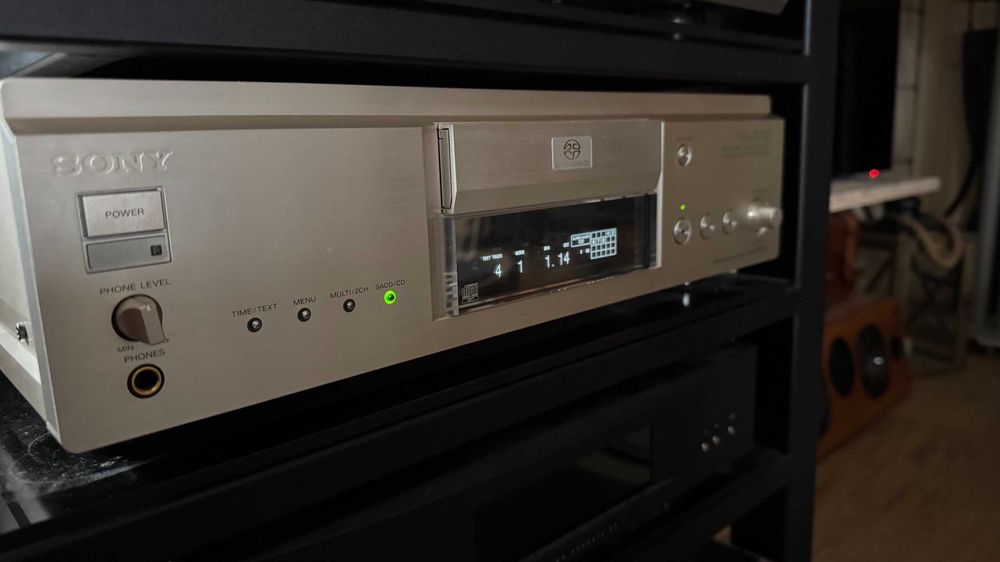 SONY SCD XA777ES odtwarzacz SACD/CD pilot, opakowanie, szampan, zakupiony w Polsce, pierwszy właściciel