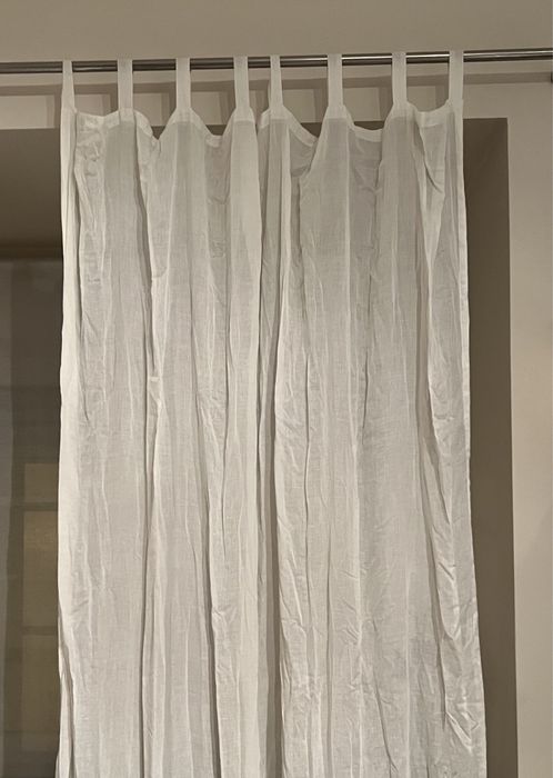 4 Cortinas rede e transparente