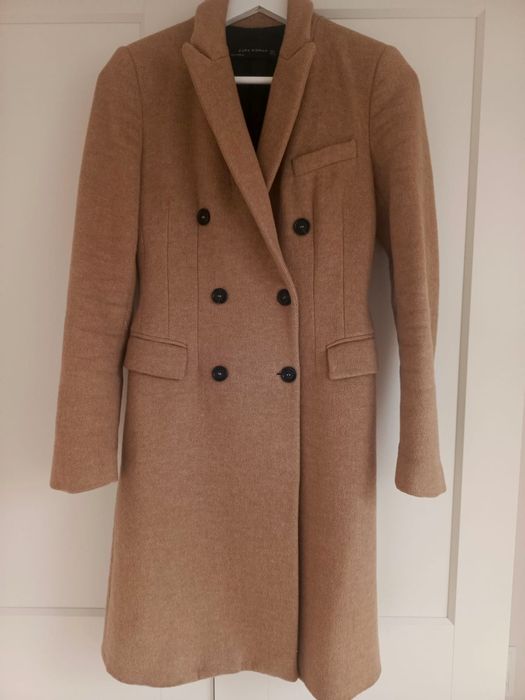 Zara Woman płaszcz wełniany r. S stan bardzo dobry