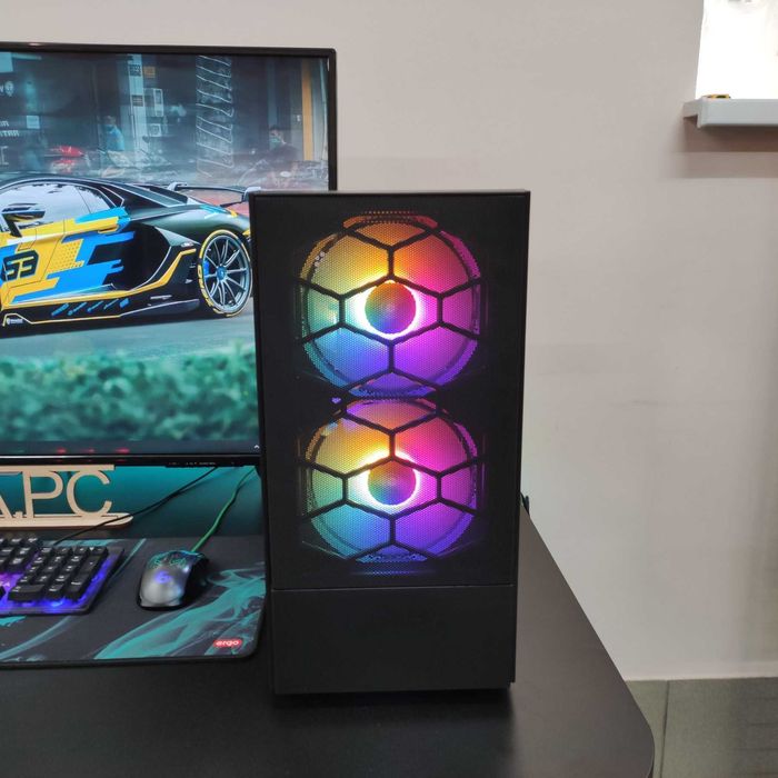 Компютер Новый Ryzen 5 4500, 16GB DDR4, Radeon RX 6600, SSD 512GB m2