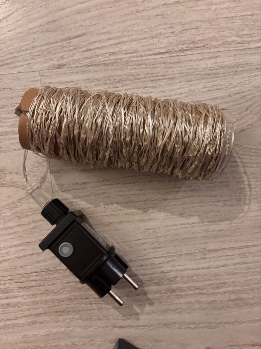 NOWE Światełka druciki LED 9m + 24m | Cool White | 8 trybów |