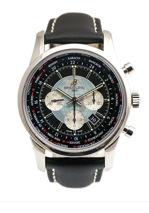 Breitling Transocean Chronograph Unitime  AB0510U full set 2019