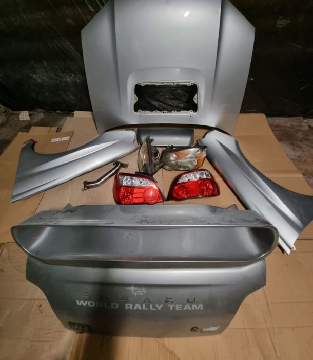 Subaru impreza 03 , 04 i 05r części lampy maska spojler błotnik wlot