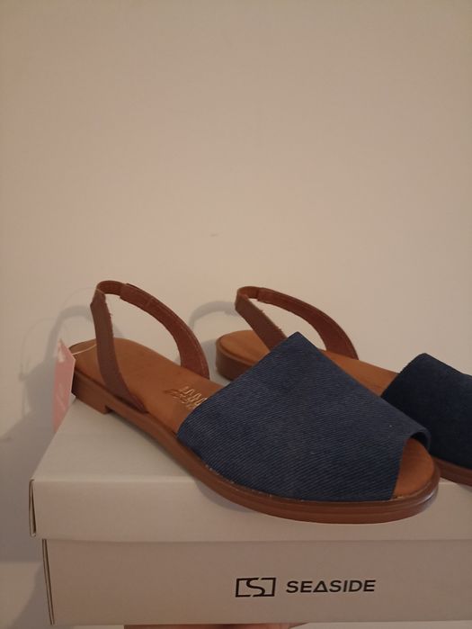 Sandália mulher azul