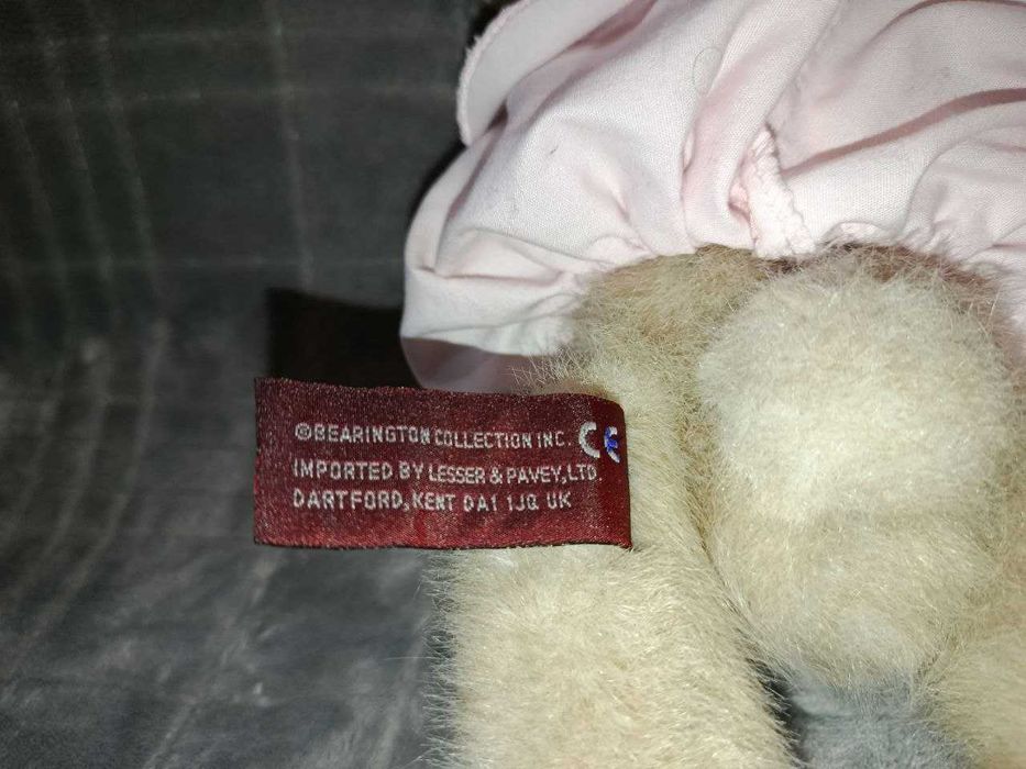 Ведмедик Bearington у ніжно-рожевій сукні