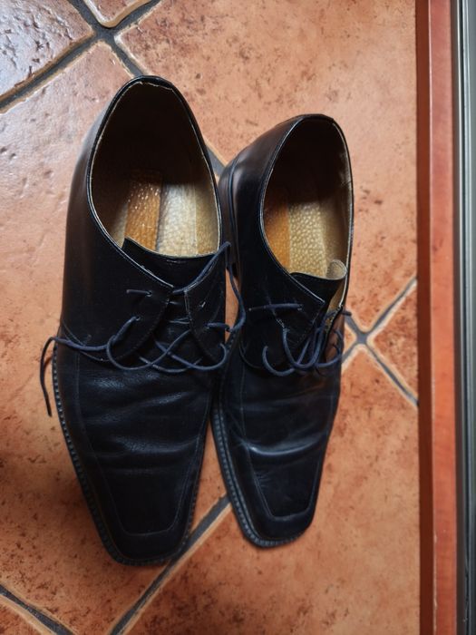 Buty ślubne skórzane 43