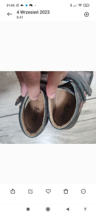 Buty bopy 25 dziewczynka