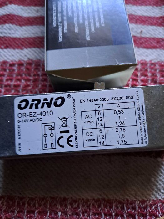Elektrozaczep OR -OZ 4010 6-14 V AC/DC  nowe