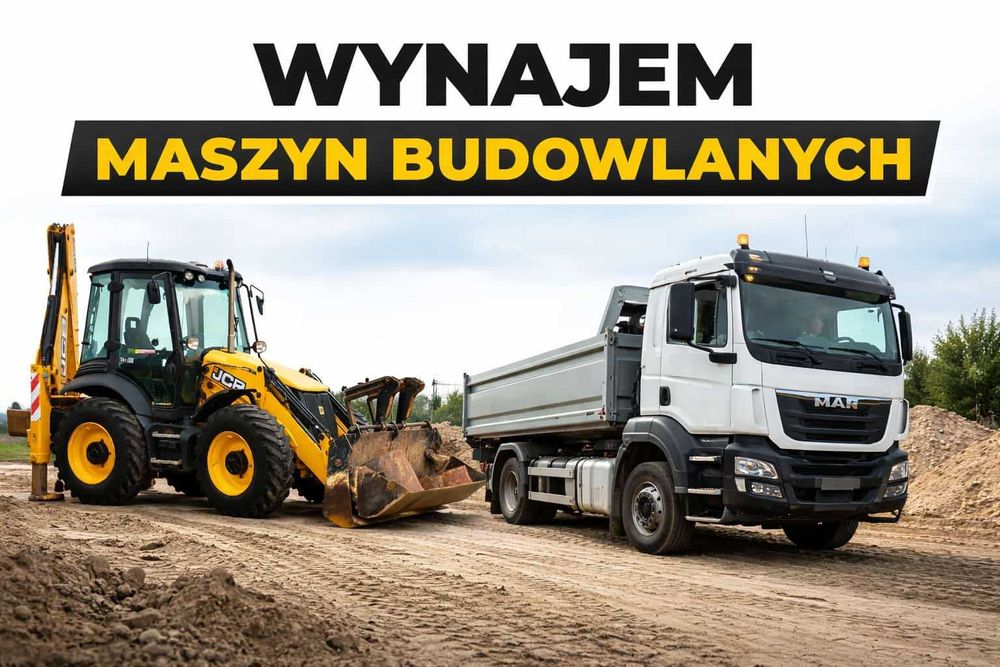 Usługi koparko-ładowarką *wykop pod fundamenty * wywóz ziemi *