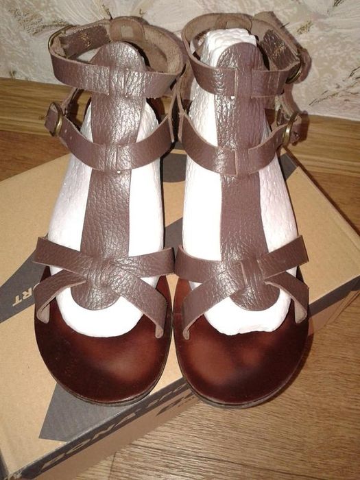 Кожаные босоножки сандали New Look, 38, 24,5 см