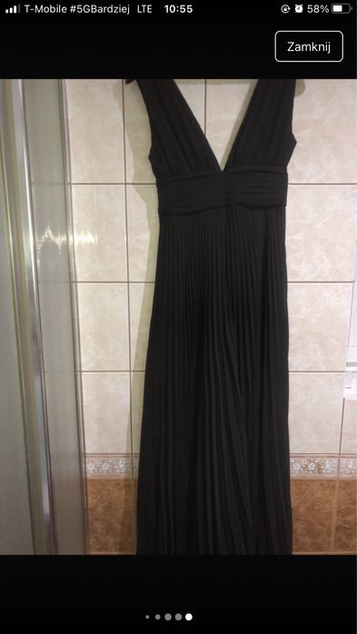 Czarna elegancka sukienka