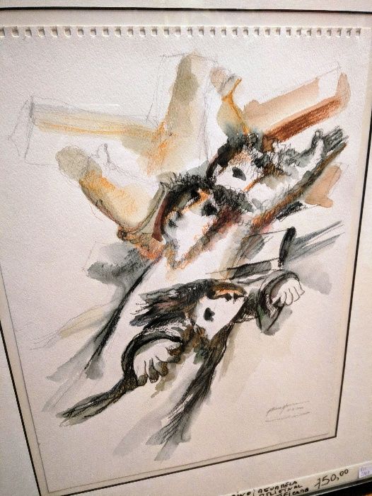 Quadro Aguarela Albino Moura