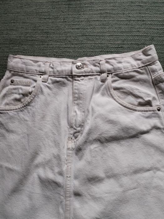 Юбка zara m джинс