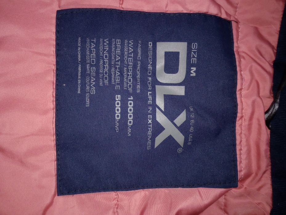 Kurtka zimowa DLX damska, wodoodporna, oddychająca, parka.